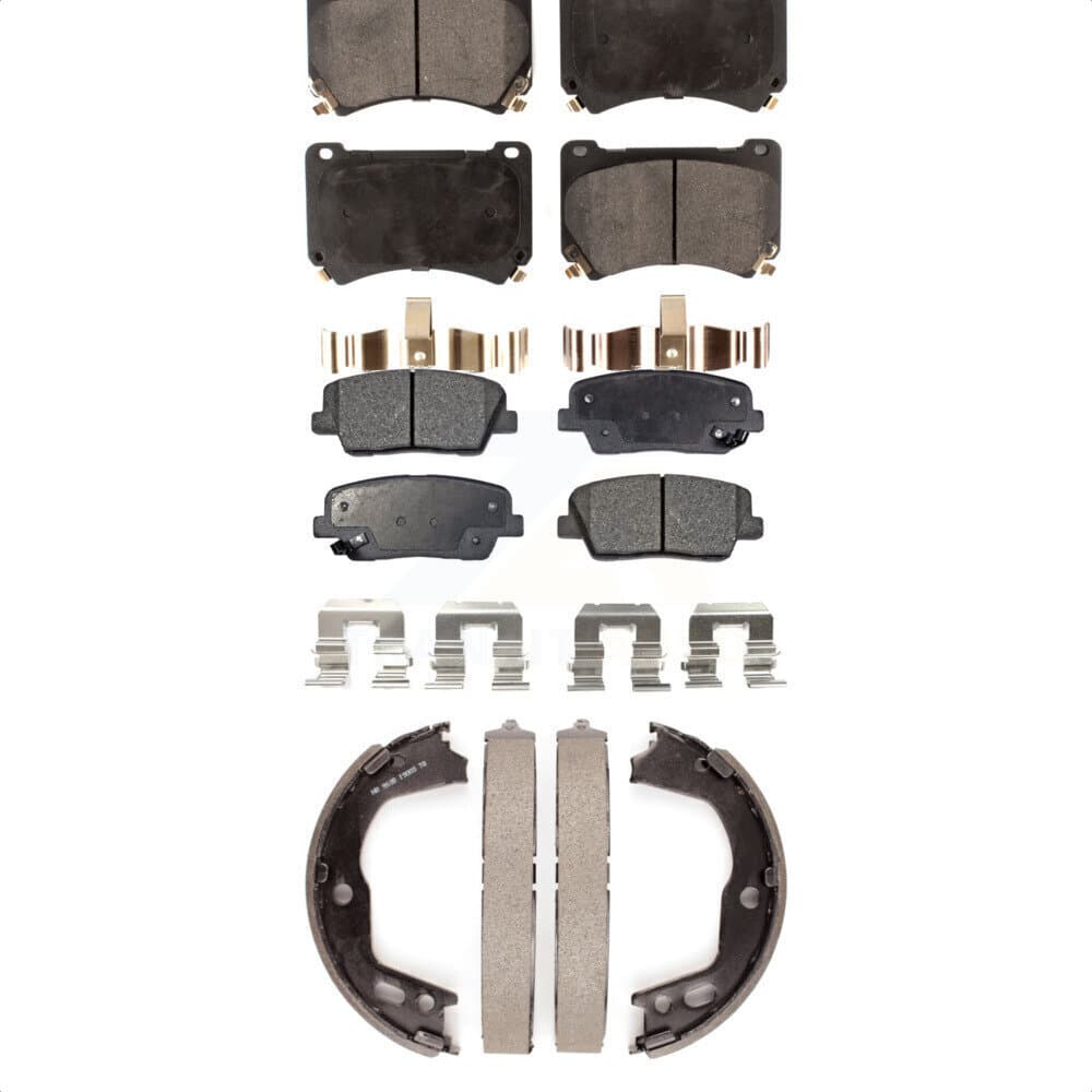 Transit Auto - KTN-100617 - Front and Rear Disc Brake Pad Kits image 1
