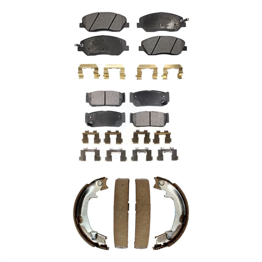 Transit Auto - KTN-100621 - Front and Rear Disc Brake Pad Kits image 1