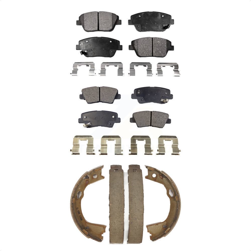 Transit Auto - KTN-100625 - Front and Rear Disc Brake Pad Kits image 1