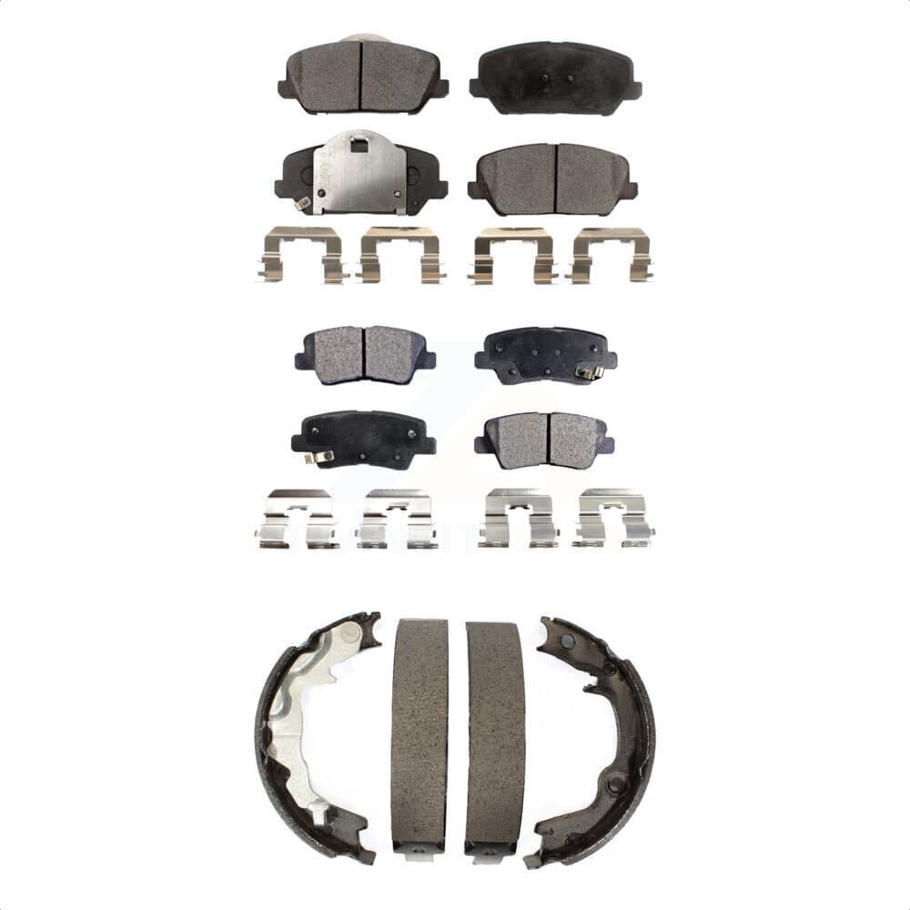 Transit Auto - KTN-100630 - Front and Rear Disc Brake Pad Kits image 1