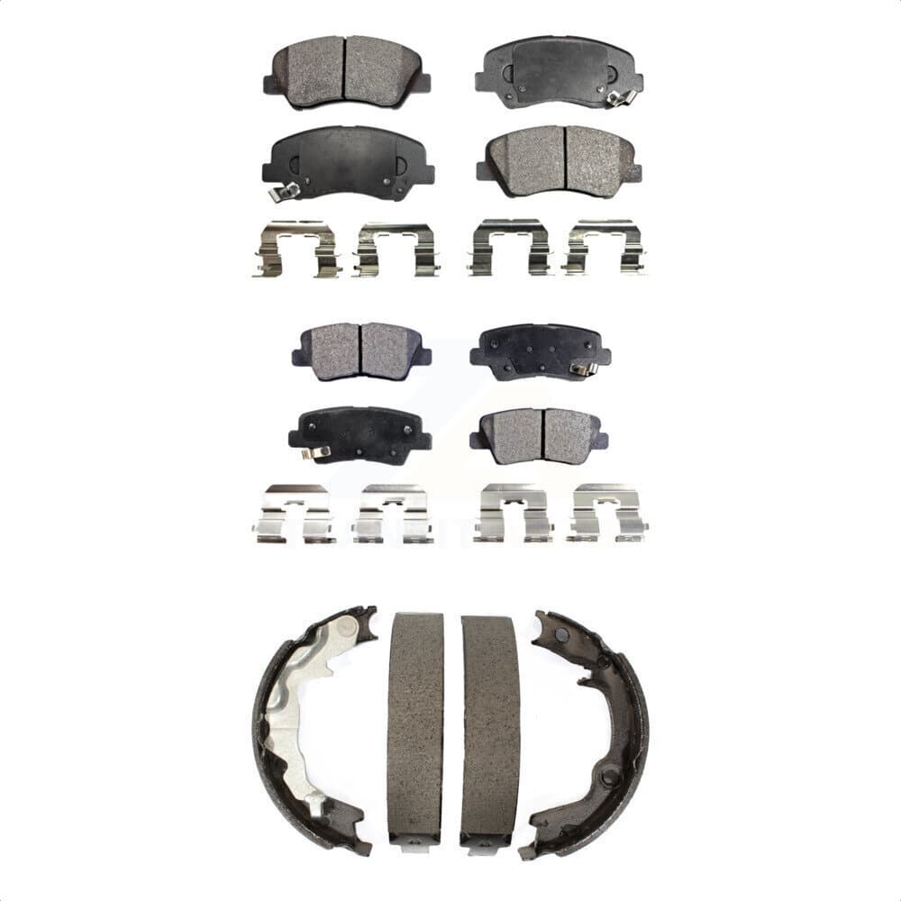 Transit Auto - KTN-100631 - Front and Rear Disc Brake Pad Kits image 1