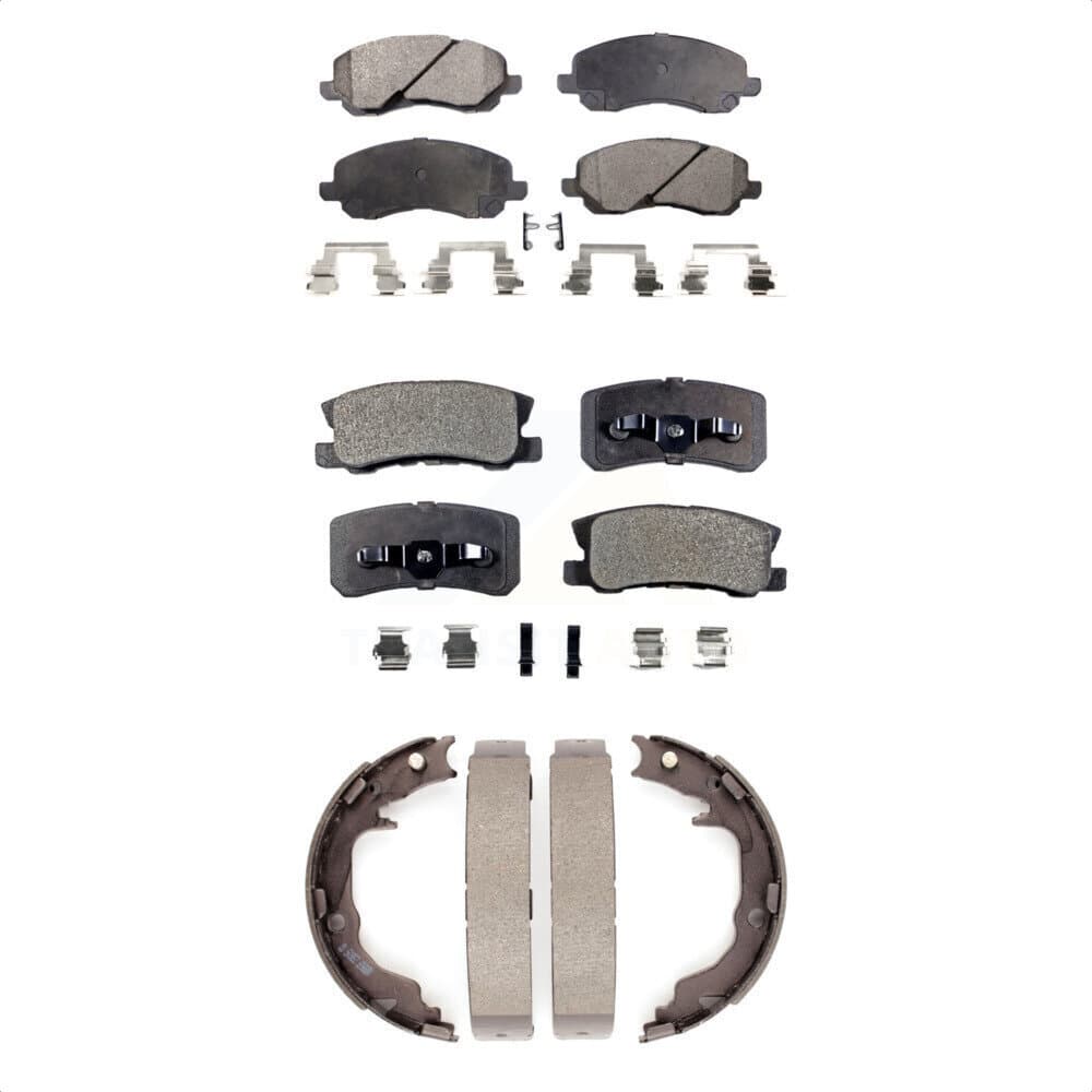 Transit Auto - KTN-100637 - Front and Rear Disc Brake Pad Kits image 1