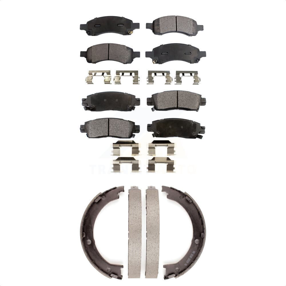 Transit Auto - KTN-100640 - Front and Rear Disc Brake Pad Kits image 1