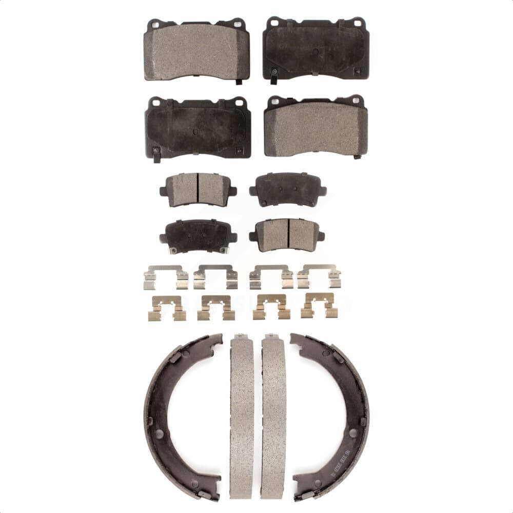 Transit Auto - KTN-100642 - Front and Rear Disc Brake Pad Kits image 1