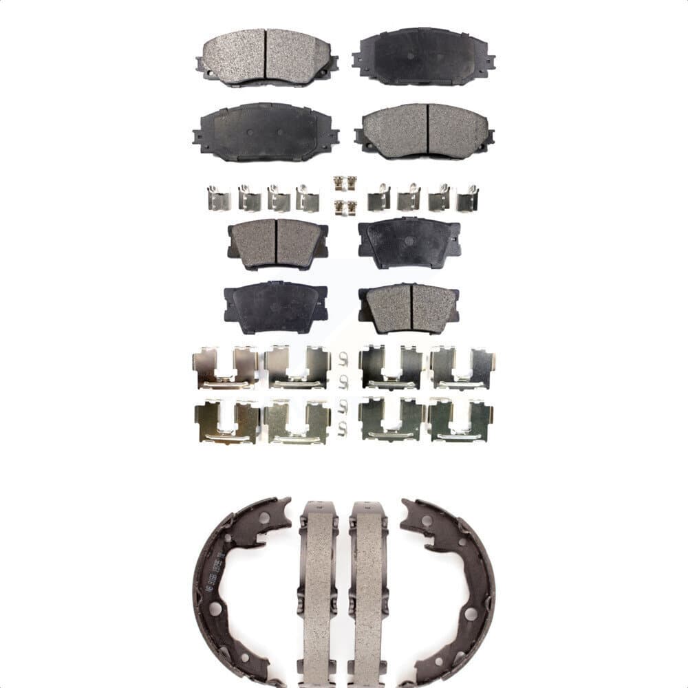 Transit Auto - KTN-100653 - Front and Rear Disc Brake Pad Kits image 1