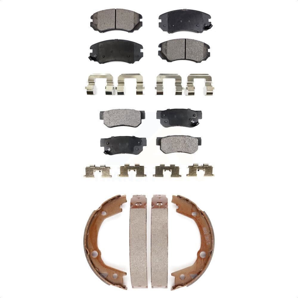 Transit Auto - KTN-100657 - Front and Rear Disc Brake Pad Kits image 1