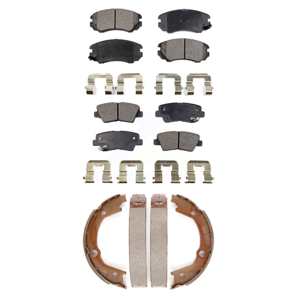 Transit Auto - KTN-100658 - Front and Rear Disc Brake Pad Kits image 1