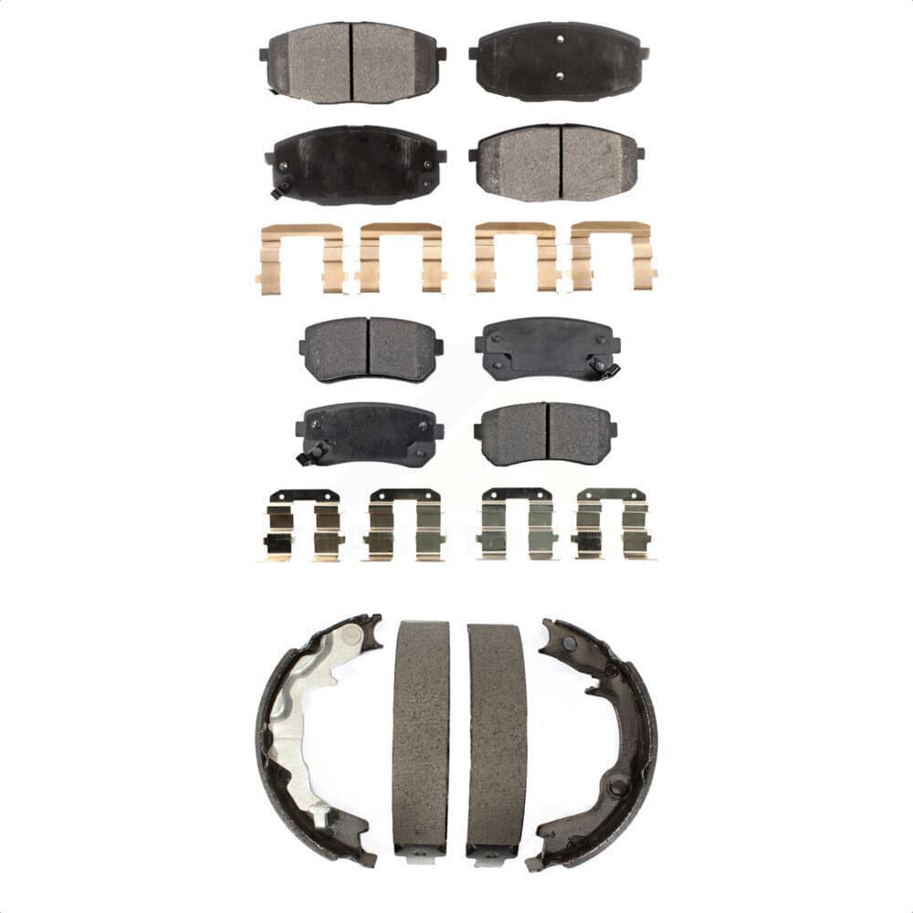 Transit Auto - KTN-100661 - Front and Rear Disc Brake Pad Kits image 1