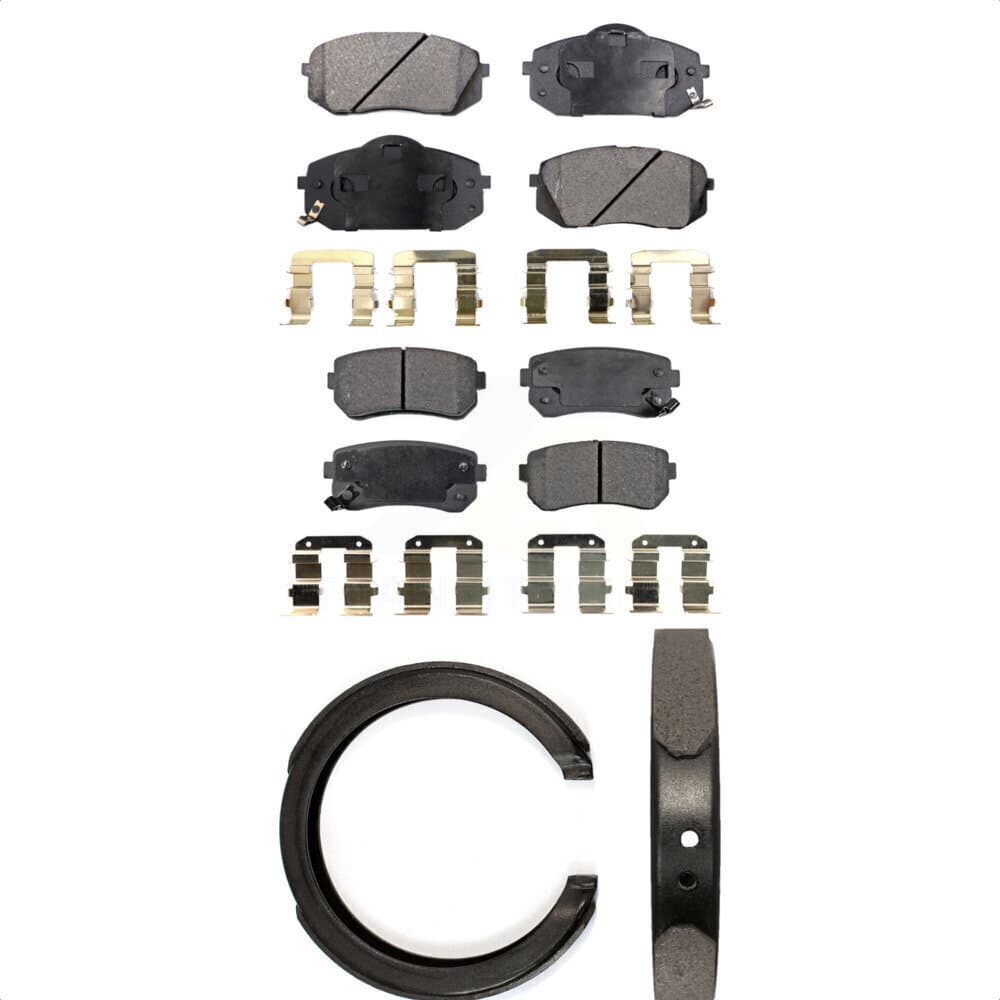 Transit Auto - KTN-100662 - Front and Rear Disc Brake Pad Kits image 1