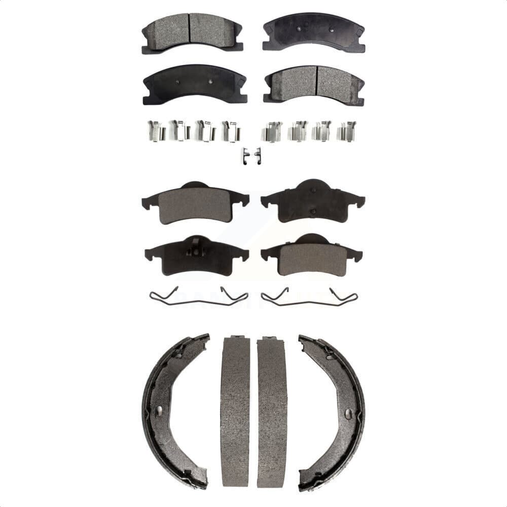 Transit Auto - KTN-100672 - Front and Rear Disc Brake Pad Kits image 1