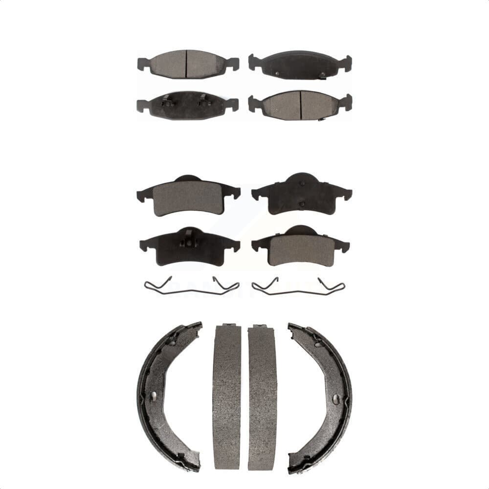 Transit Auto - KTN-100673 - Front and Rear Disc Brake Pad Kits image 1