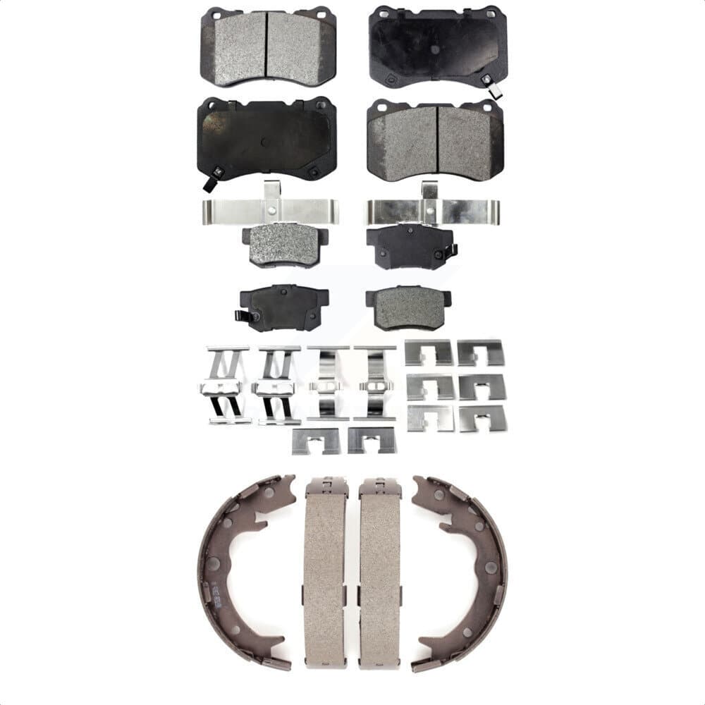 Transit Auto - KTN-100681 - Front and Rear Disc Brake Pad Kits image 1