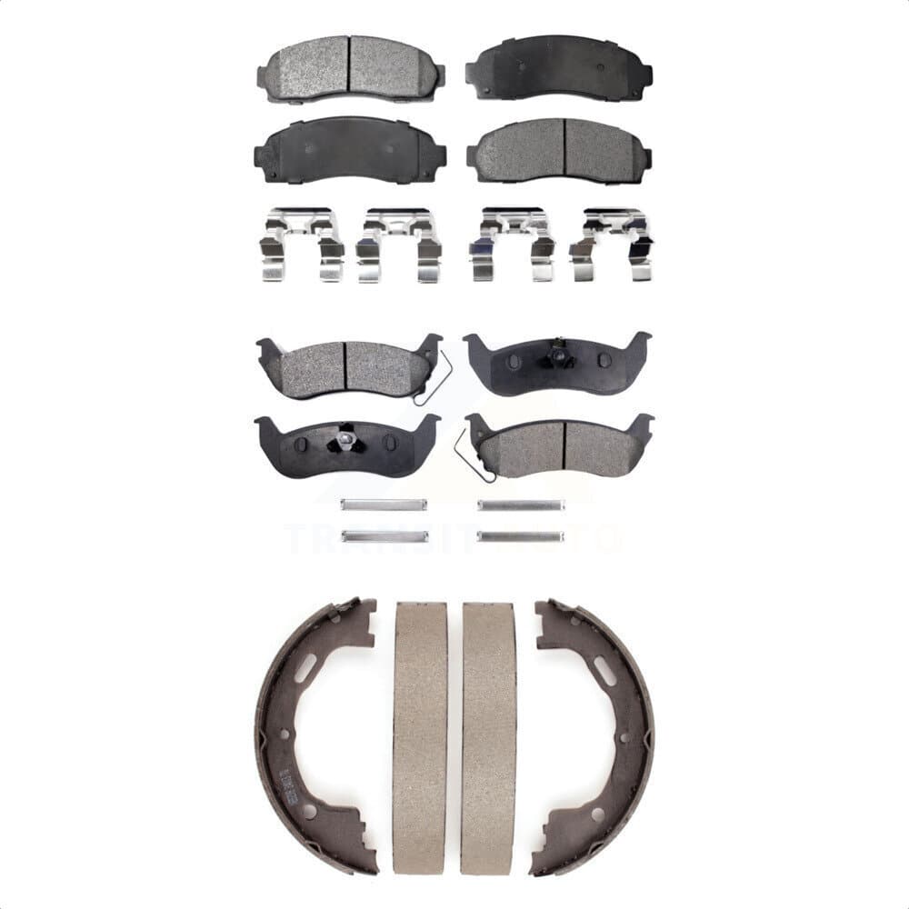 Transit Auto - KTN-100687 - Front and Rear Disc Brake Pad Kits image 1