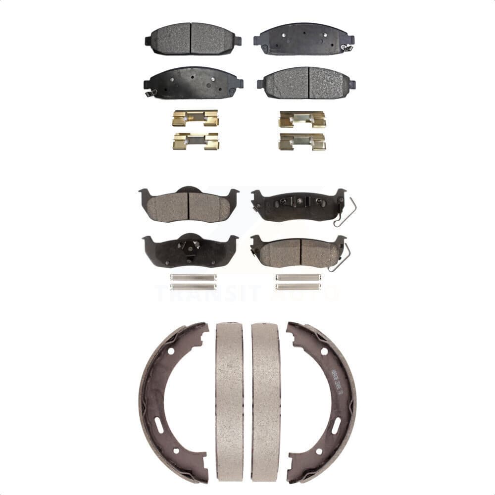 Transit Auto - KTN-100706 - Front and Rear Disc Brake Pad Kits image 1