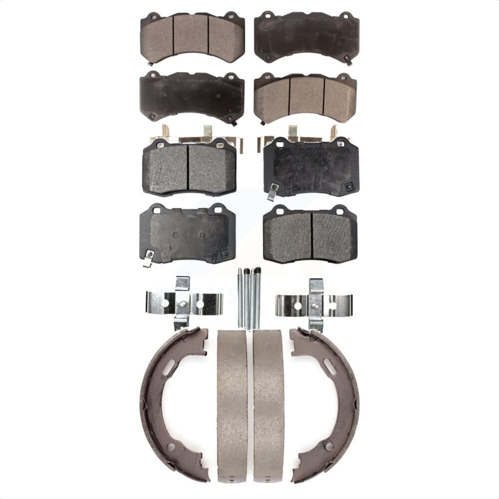 Transit Auto - KTN-100708 - Front and Rear Disc Brake Pad Kits image 1