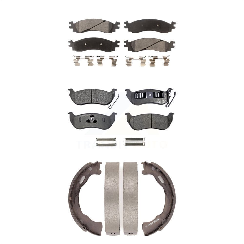 Transit Auto - KTN-100711 - Front and Rear Disc Brake Pad Kits image 1