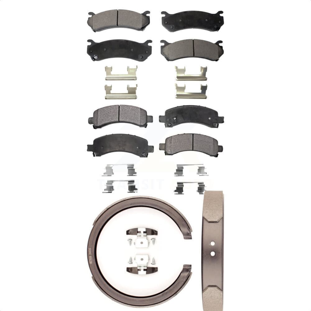 Transit Auto - KTN-100713 - Front and Rear Disc Brake Pad Kits image 1