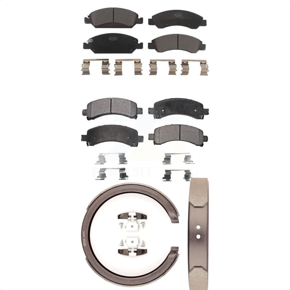 Transit Auto - KTN-100715 - Front and Rear Disc Brake Pad Kits image 1