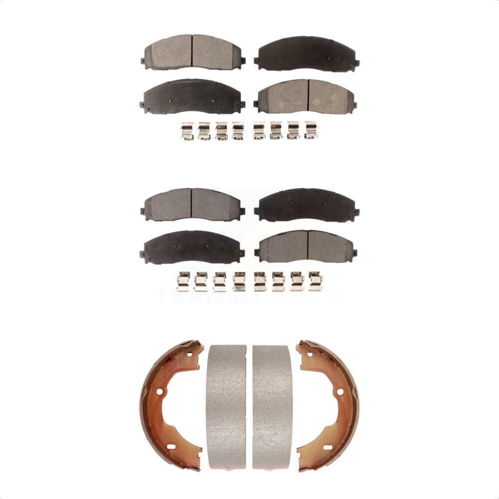 Transit Auto - KTN-100717 - Front and Rear Disc Brake Pad Kits image 1