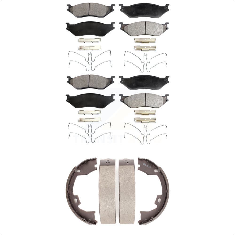 Transit Auto - KTN-100718 - Front and Rear Disc Brake Pad Kits image 1