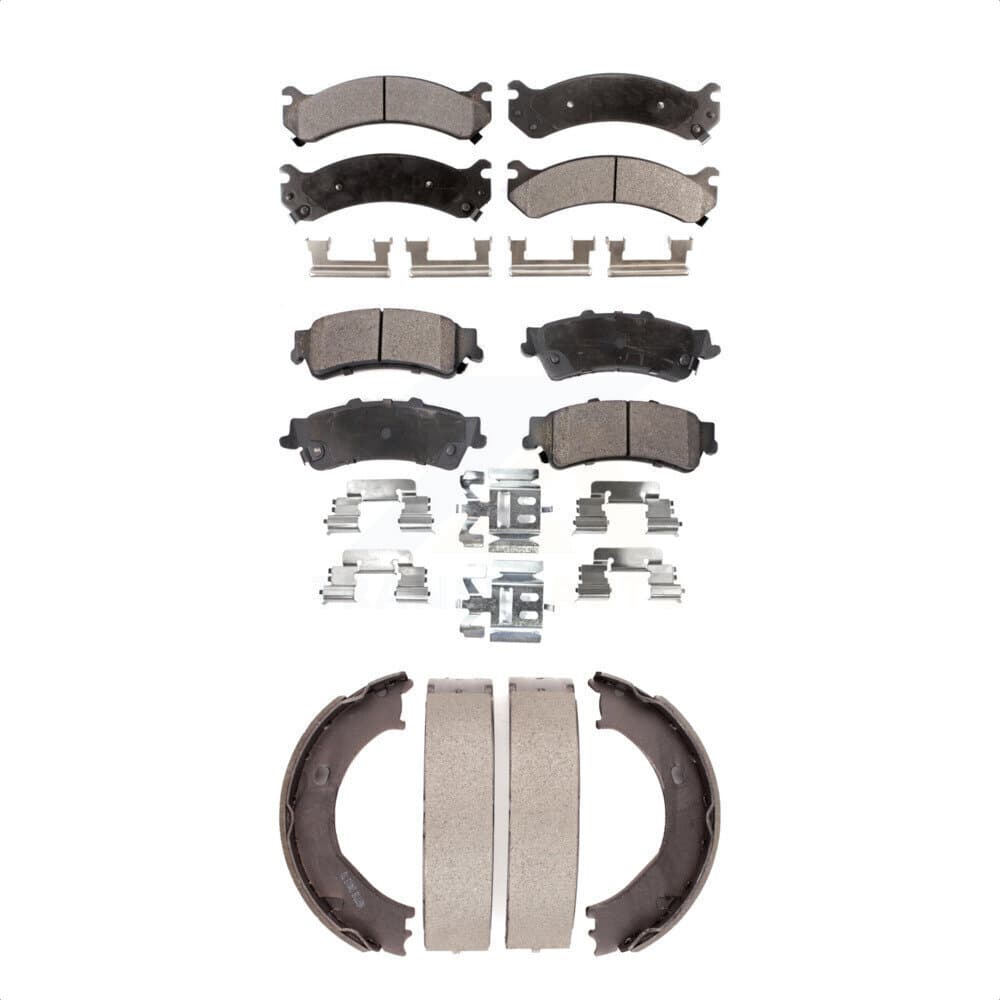 Transit Auto - KTN-100734 - Front and Rear Disc Brake Pad Kits image 1