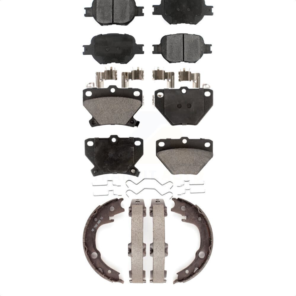 Transit Auto - KTN-100744 - Front and Rear Disc Brake Pad Kits image 1