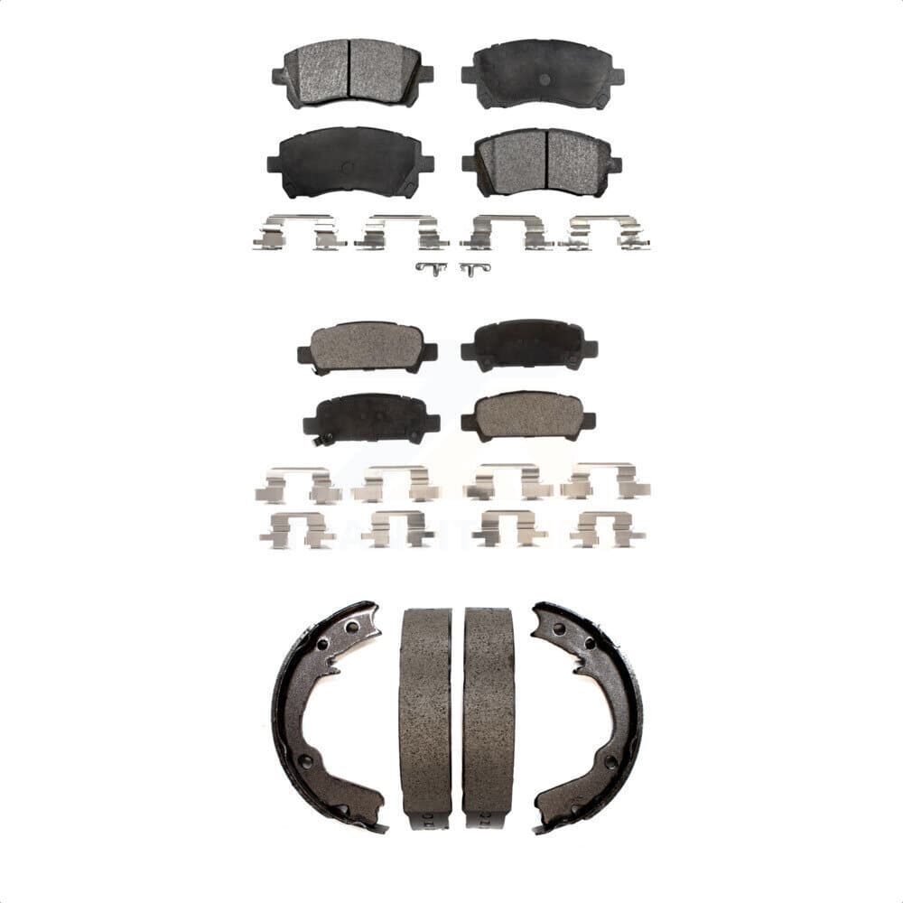 Transit Auto - KTN-100750 - Front and Rear Disc Brake Pad Kits image 1