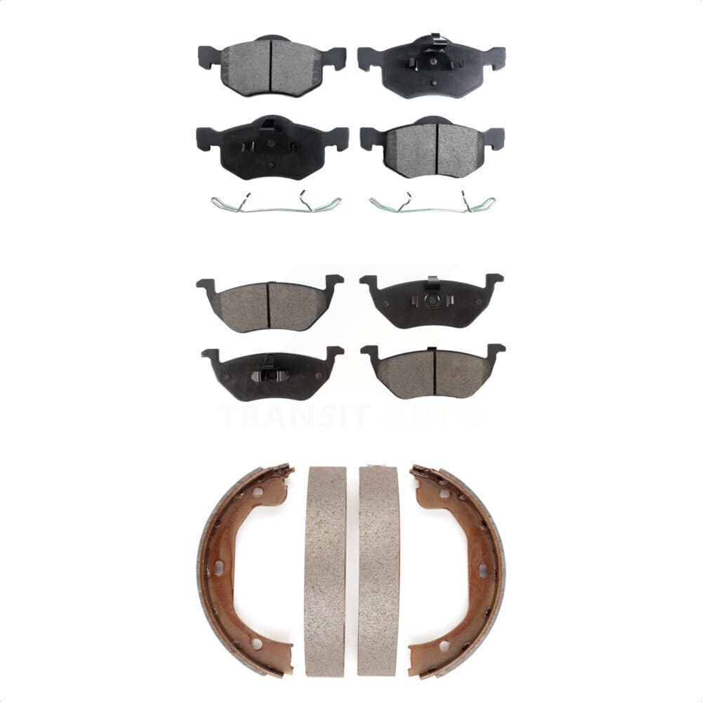 Transit Auto - KTN-100758 - Front and Rear Disc Brake Pad Kits image 1