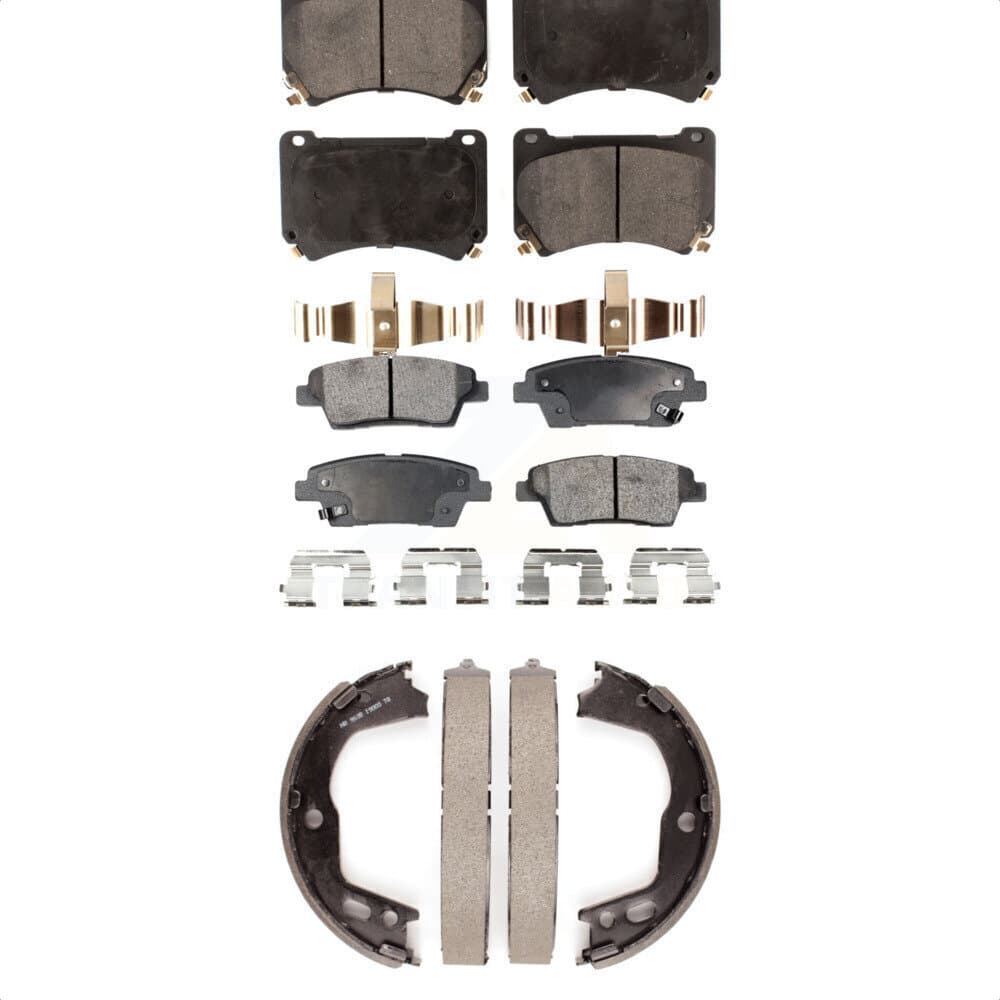 Transit Auto - KTN-100776 - Front and Rear Disc Brake Pad Kits image 1