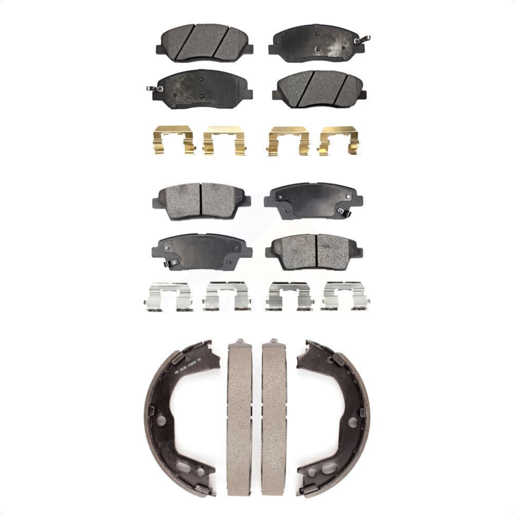 Transit Auto - KTN-100777 - Front and Rear Disc Brake Pad Kits image 1