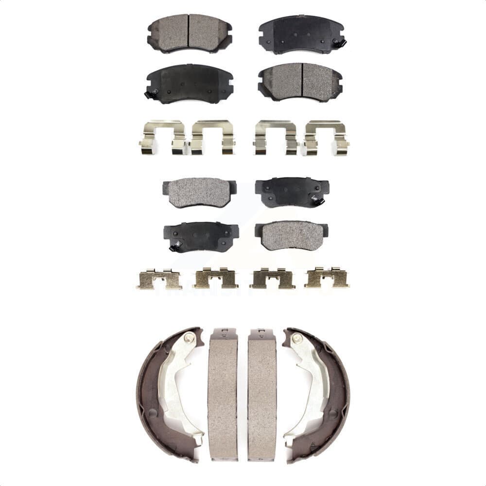 Transit Auto - KTN-100781 - Front and Rear Disc Brake Pad Kits image 1