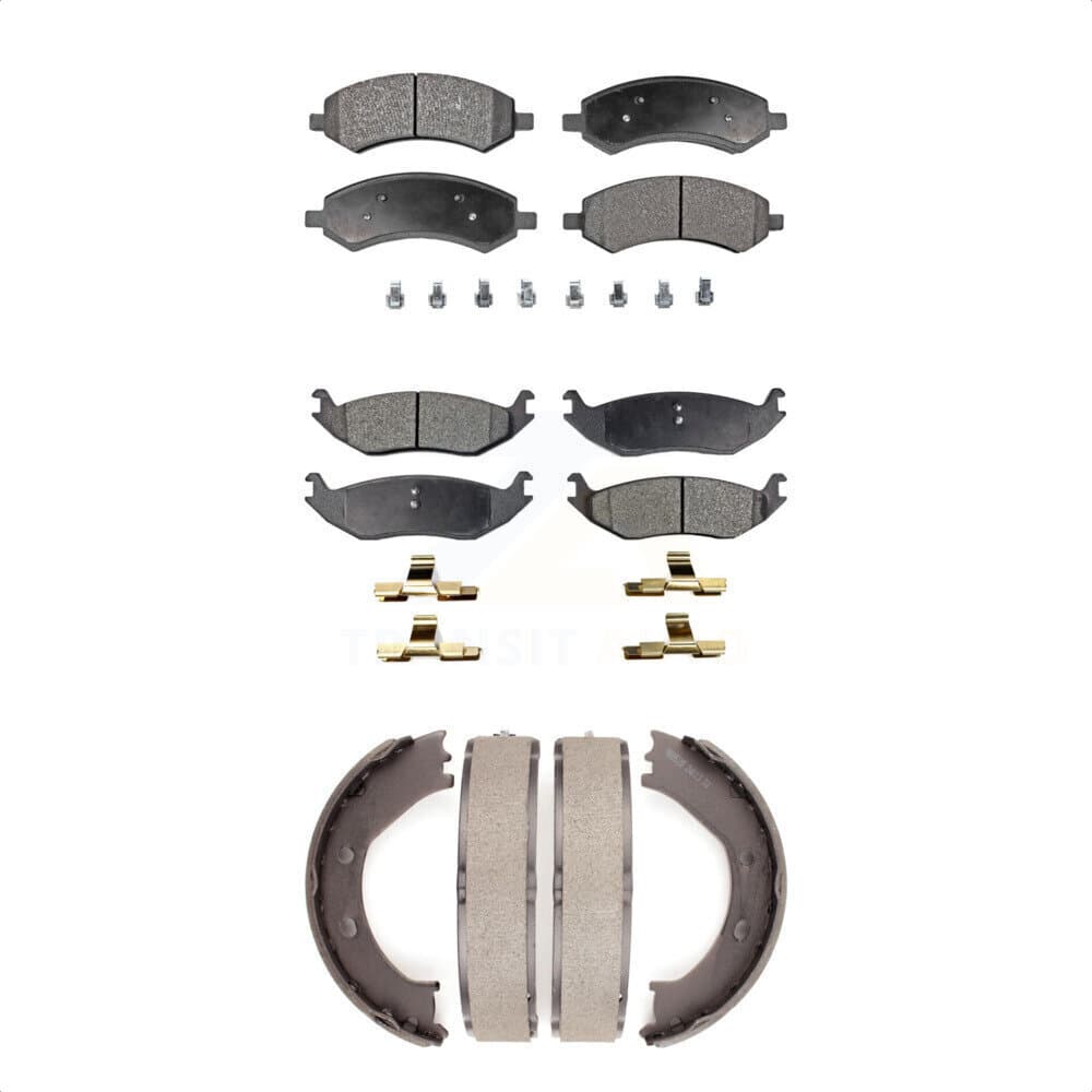 Transit Auto - KTN-100790 - Front and Rear Disc Brake Pad Kits image 1