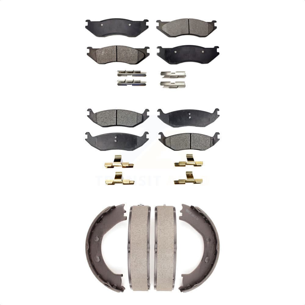 Transit Auto - KTN-100796 - Front and Rear Disc Brake Pad Kits image 1