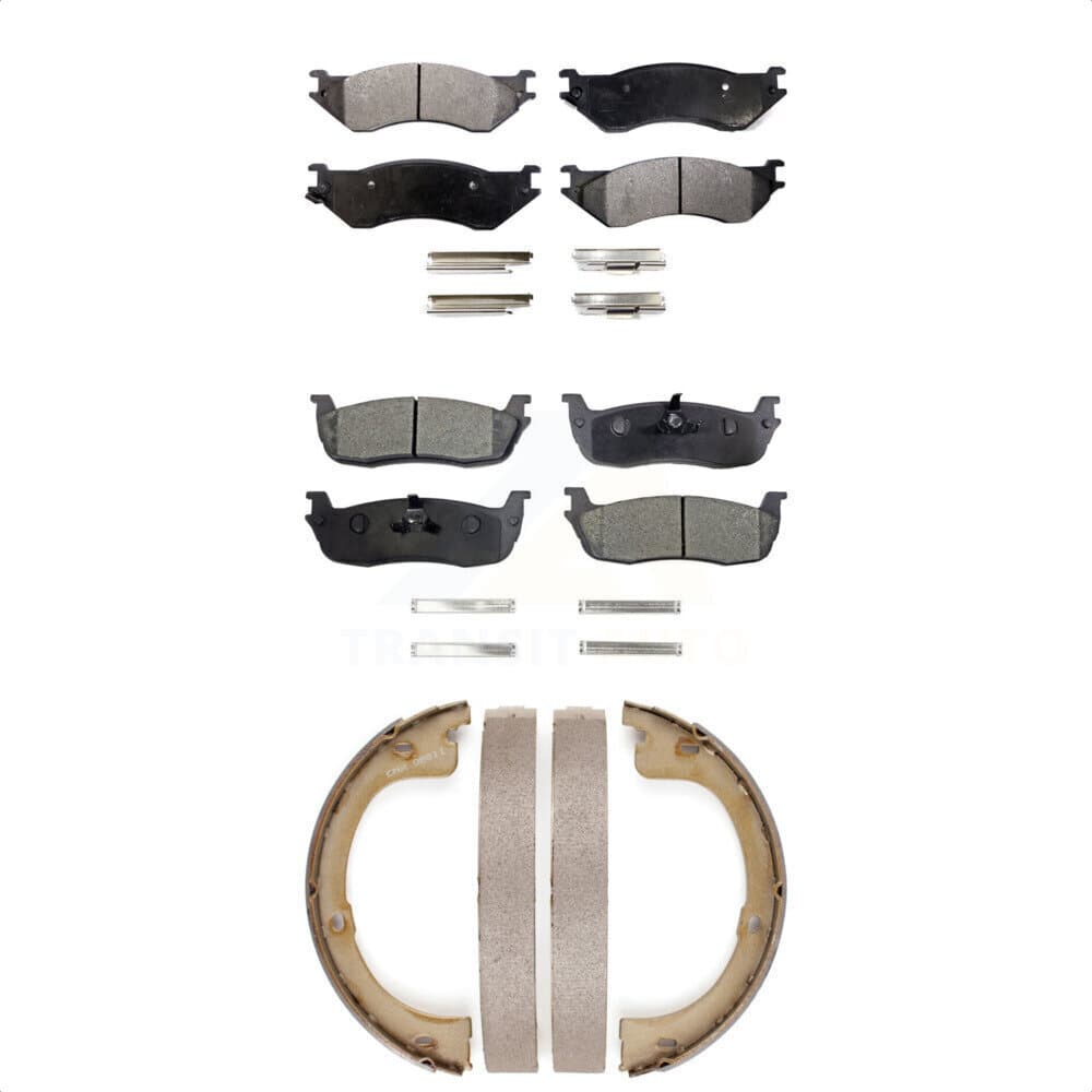 Transit Auto - KTN-100808 - Front and Rear Disc Brake Pad Kits image 1