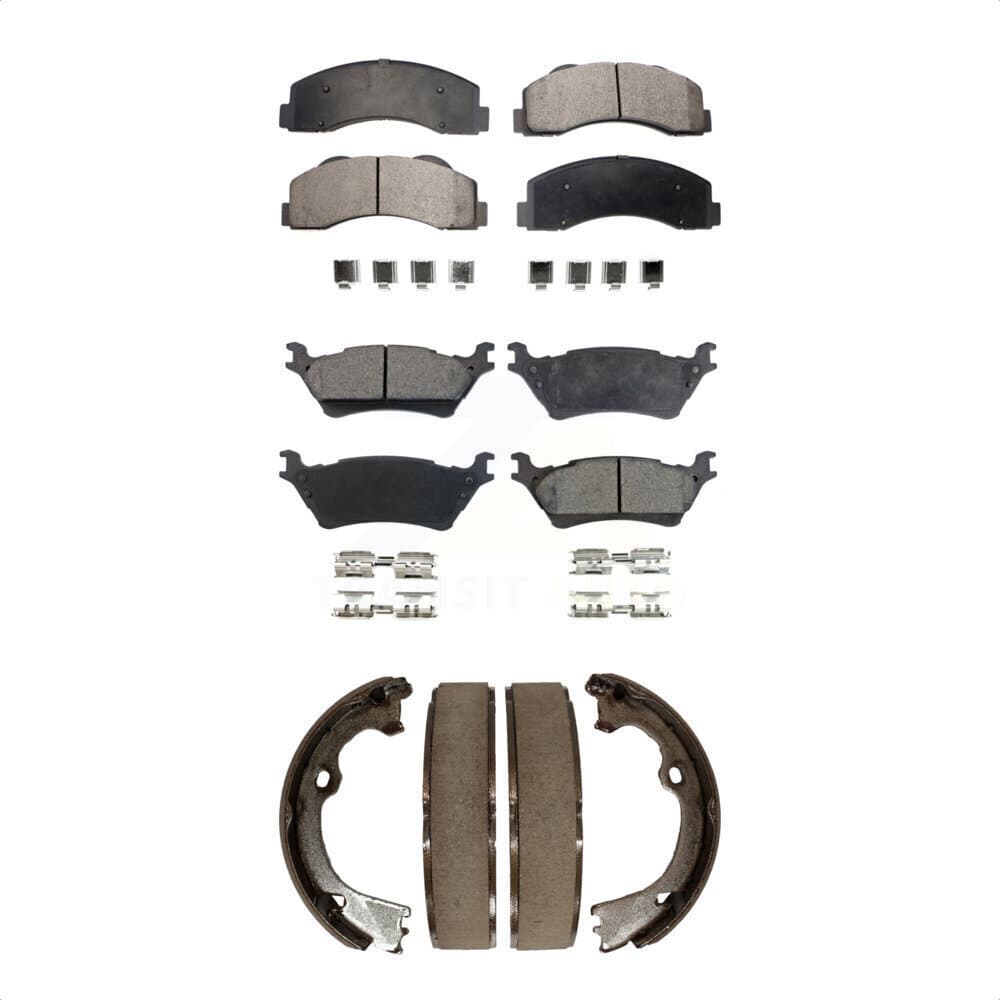 Transit Auto - KTN-100817 - Front and Rear Disc Brake Pad Kits image 1