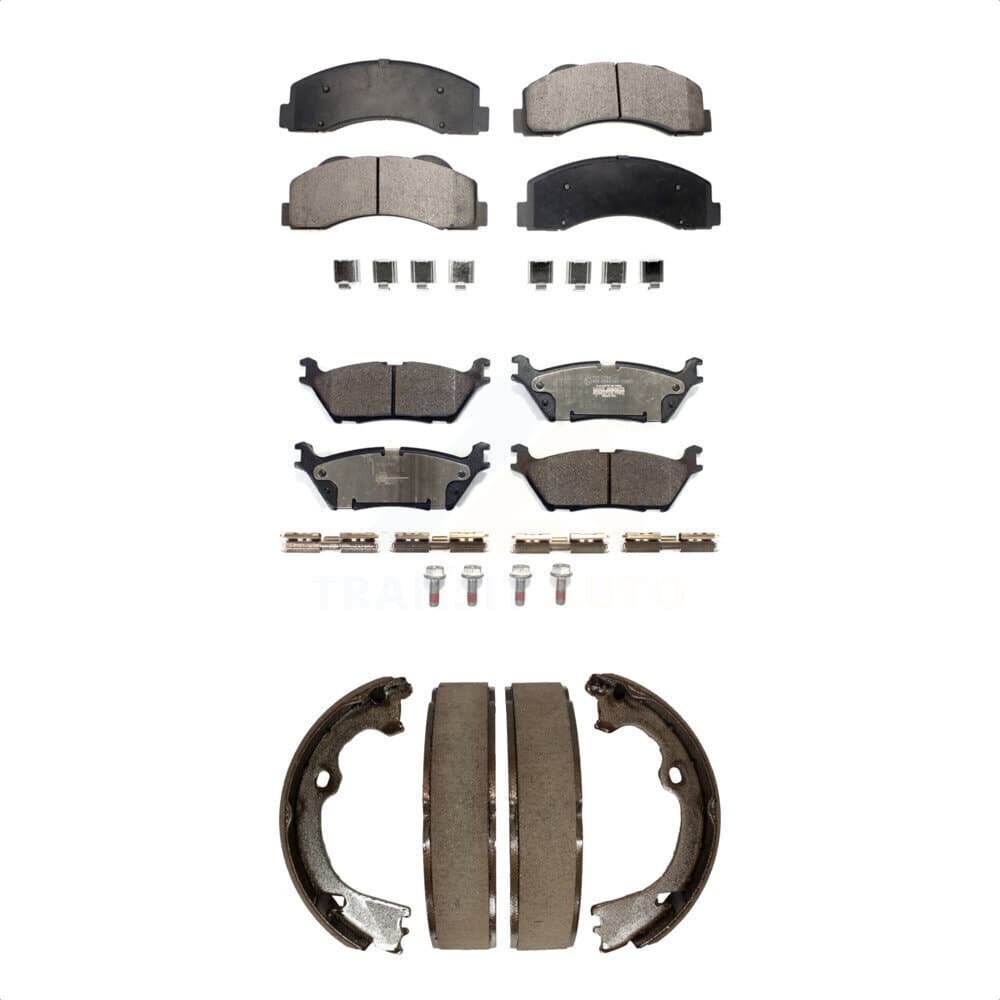 Transit Auto - KTN-100818 - Front and Rear Disc Brake Pad Kits image 1