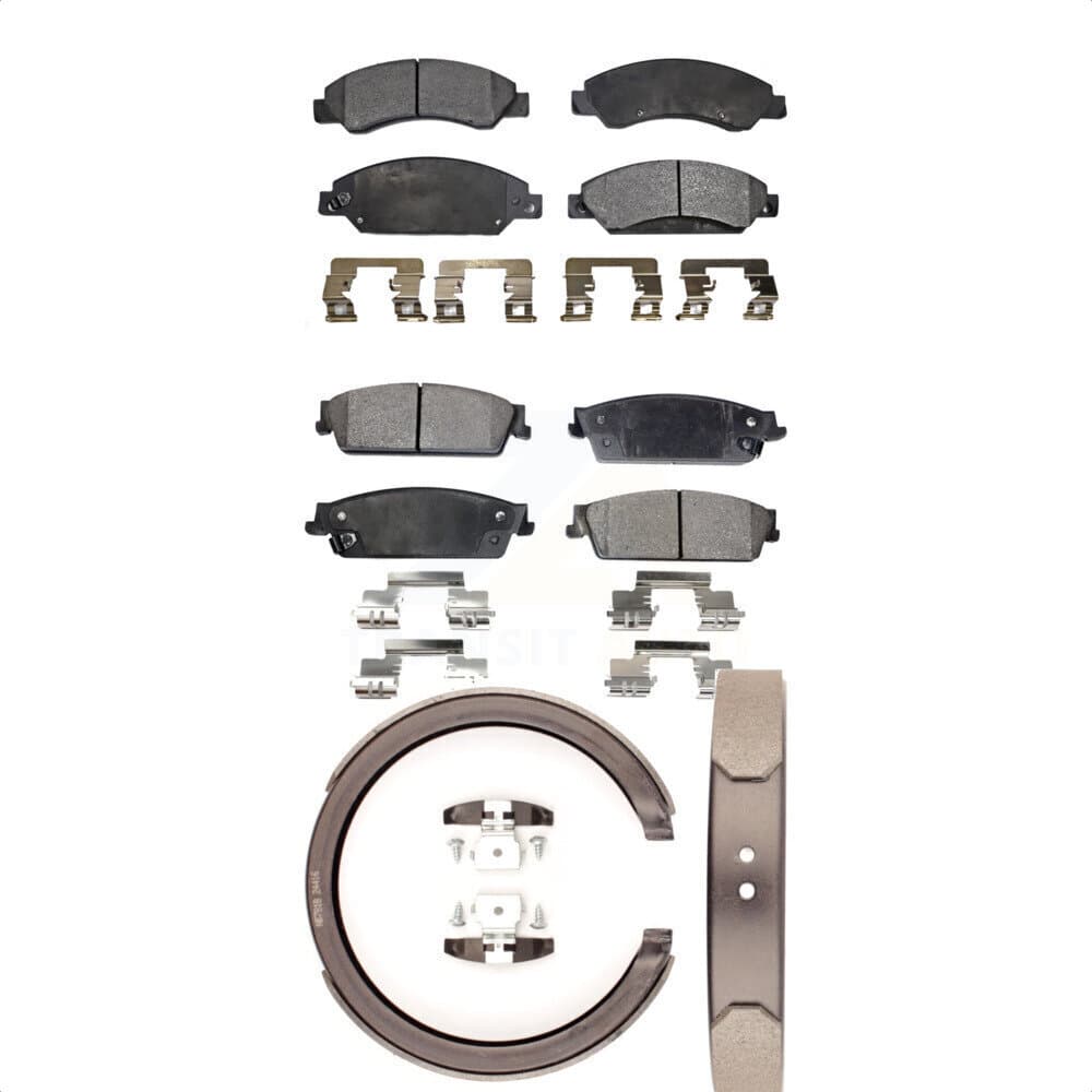 Transit Auto - KTN-100829 - Front and Rear Disc Brake Pad Kits image 1