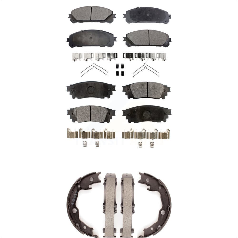 Transit Auto - KTN-100844 - Front and Rear Disc Brake Pad Kits image 1
