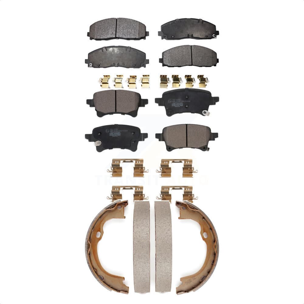 Transit Auto - KTN-100864 - Front and Rear Disc Brake Pad Kits image 1