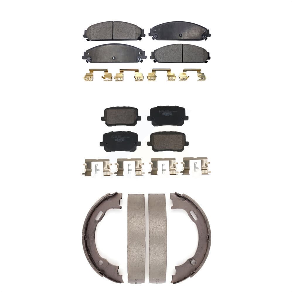 Transit Auto - KTN-100900 - Front and Rear Disc Brake Pad Kits image 1
