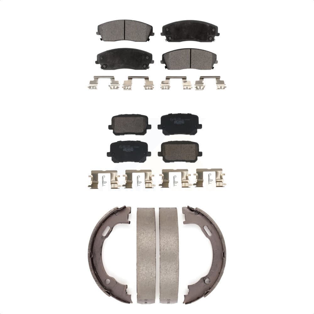 Transit Auto - KTN-100901 - Front and Rear Disc Brake Pad Kits image 1