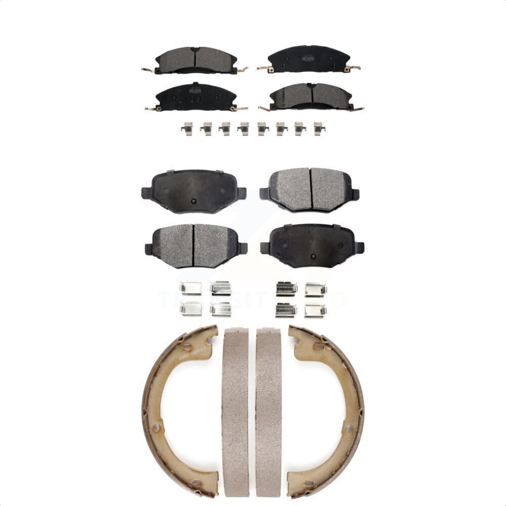 Transit Auto - KTN-100912 - Front and Rear Disc Brake Pad Kits image 1