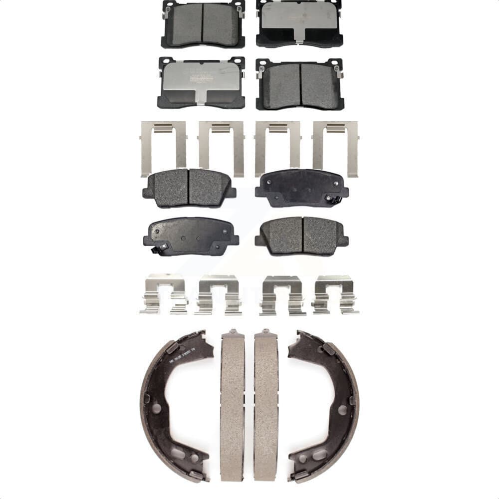 Transit Auto - KTN-100917 - Front and Rear Disc Brake Pad Kits image 1