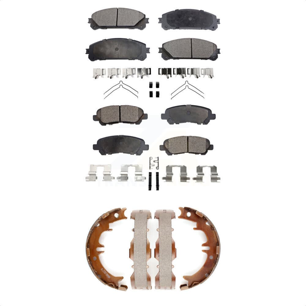 Transit Auto - KTN-100923 - Front and Rear Disc Brake Pad Kits image 1