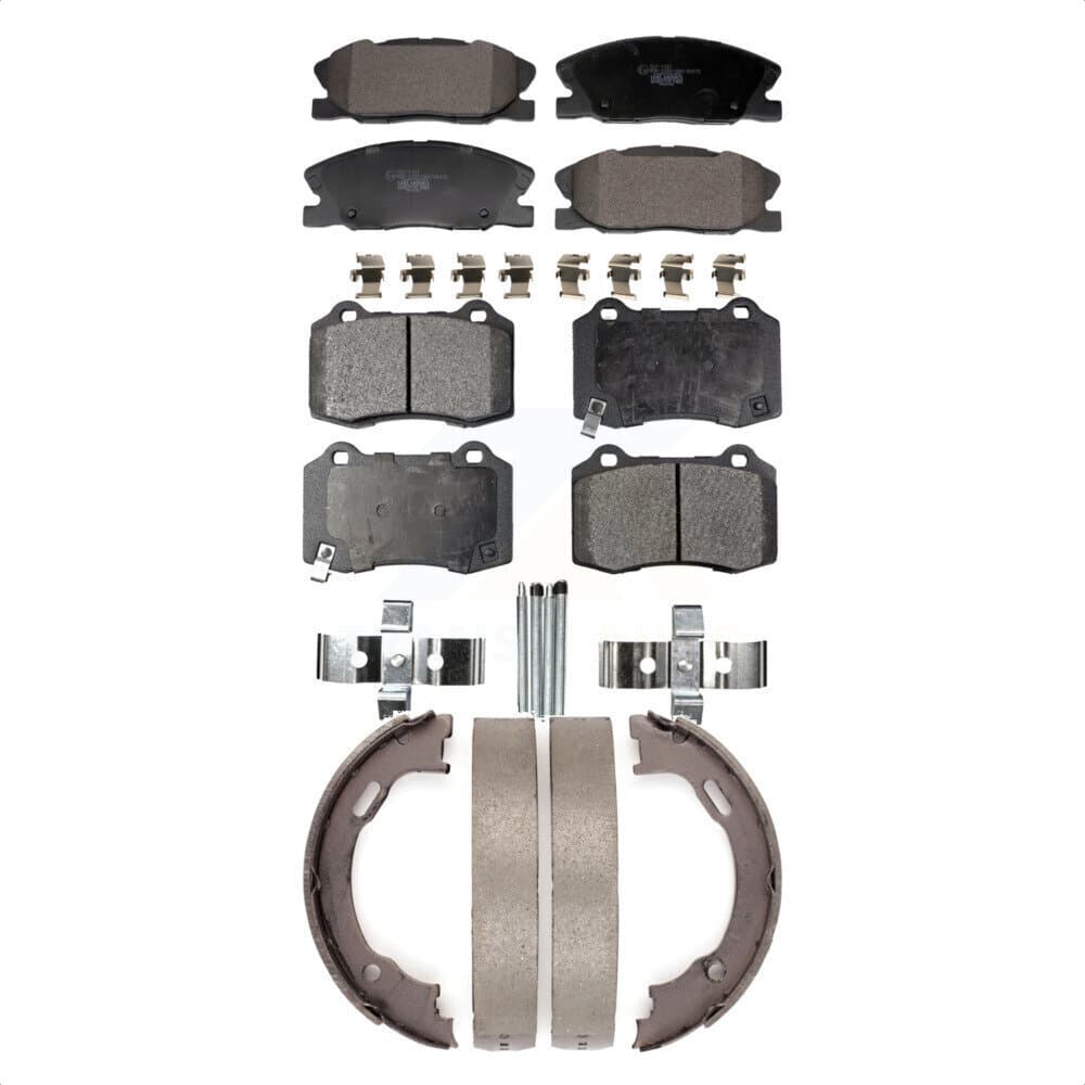 Transit Auto - KTN-100931 - Front and Rear Disc Brake Pad Kits image 1