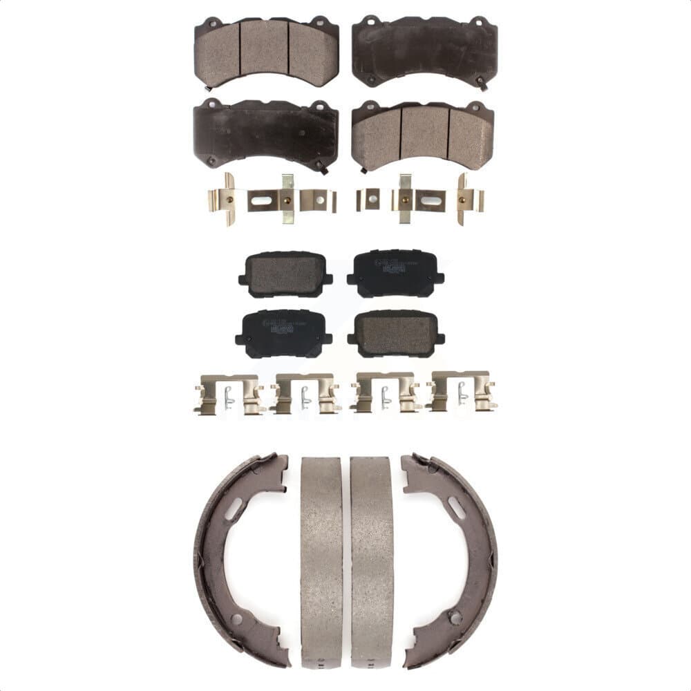 Transit Auto - KTN-100932 - Front and Rear Disc Brake Pad Kits image 1