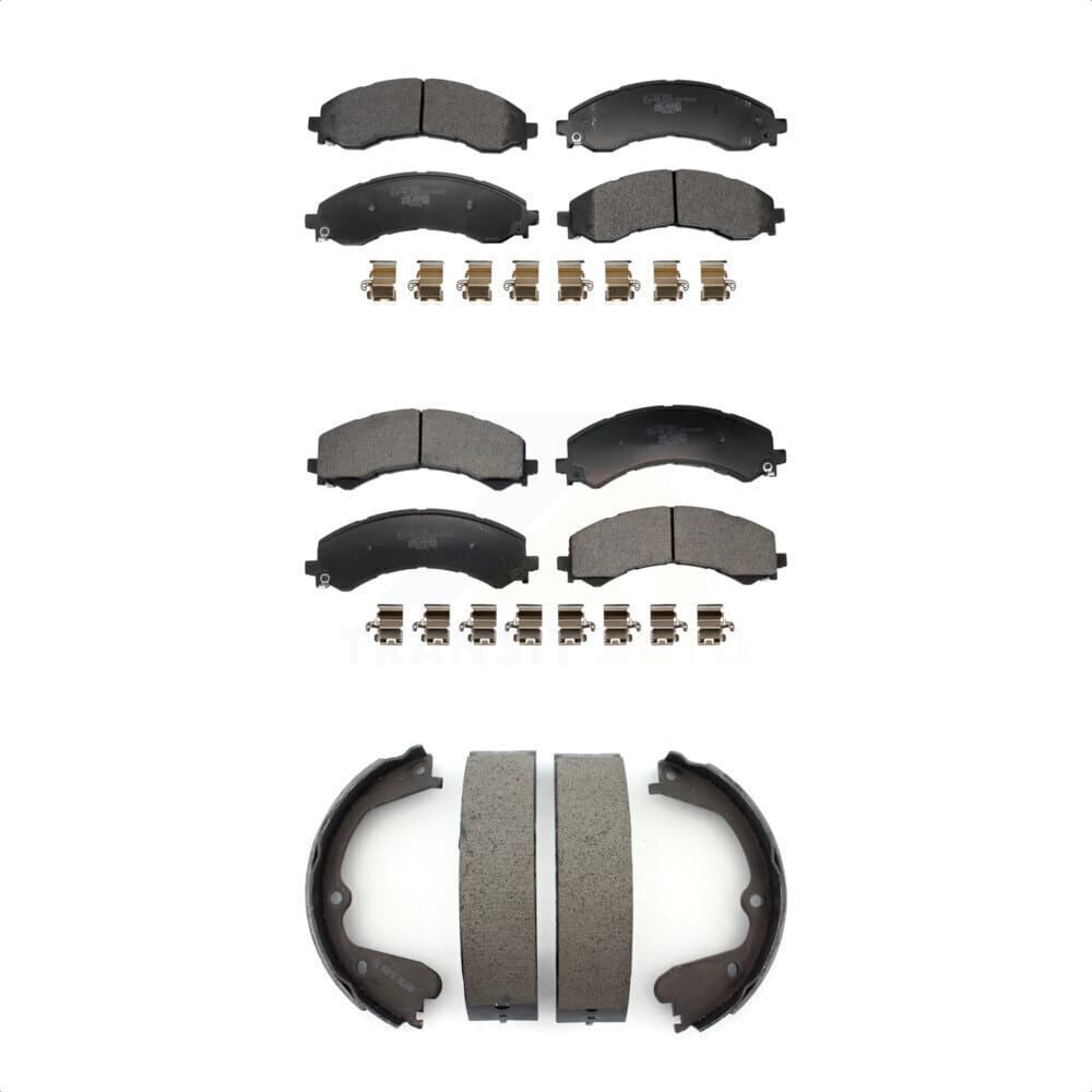 Transit Auto - KTN-100936 - Front and Rear Disc Brake Pad Kits image 1