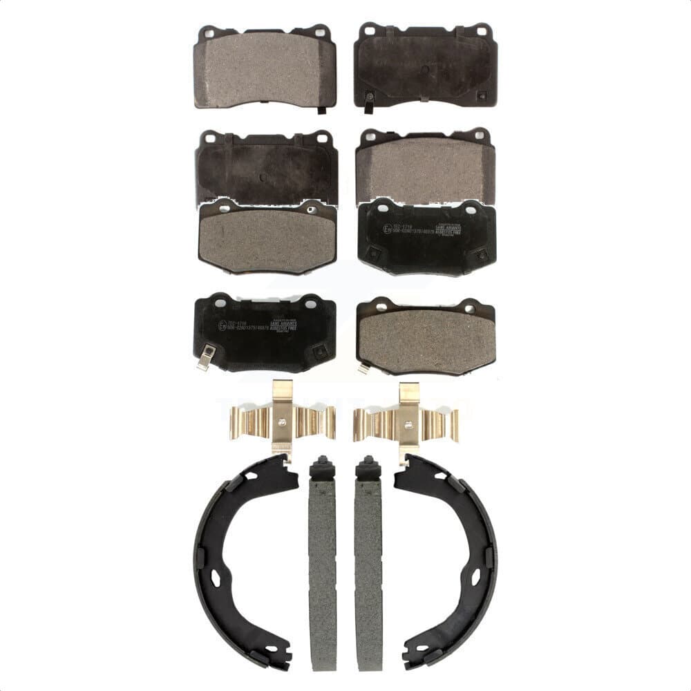 Transit Auto - KTN-100945 - Front and Rear Disc Brake Pad Kits image 1