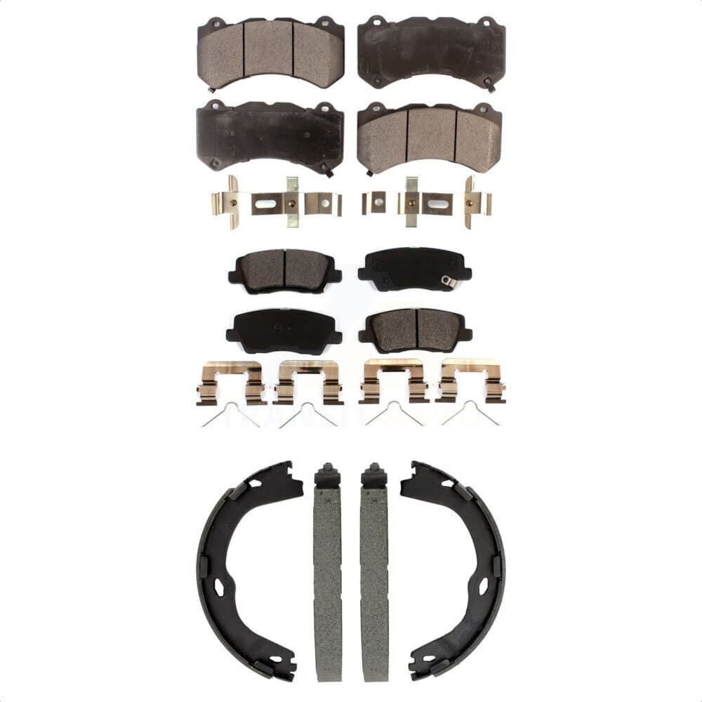 Transit Auto - KTN-100947 - Front and Rear Disc Brake Pad Kits image 1