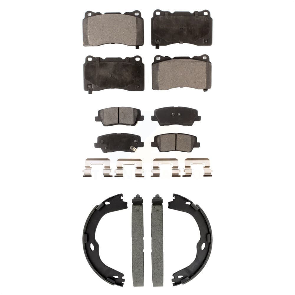 Transit Auto - KTN-100949 - Front and Rear Disc Brake Pad Kits image 1